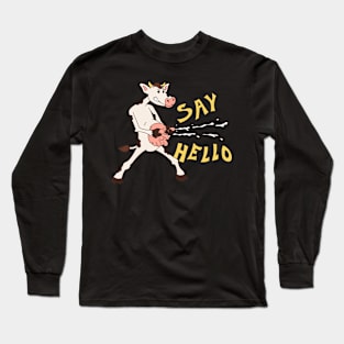 Say hello Long Sleeve T-Shirt